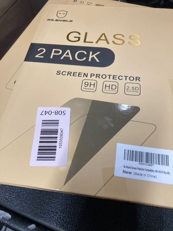 Photo 1 of ***Factory seal***
Mr.Shield Screen Protector compatible with ASUS Rog Ally [Upgrade Maximum Cover Screen Version] [Tempered Glass] [2-PACK] [Japan Glass with 9H Hardness]
