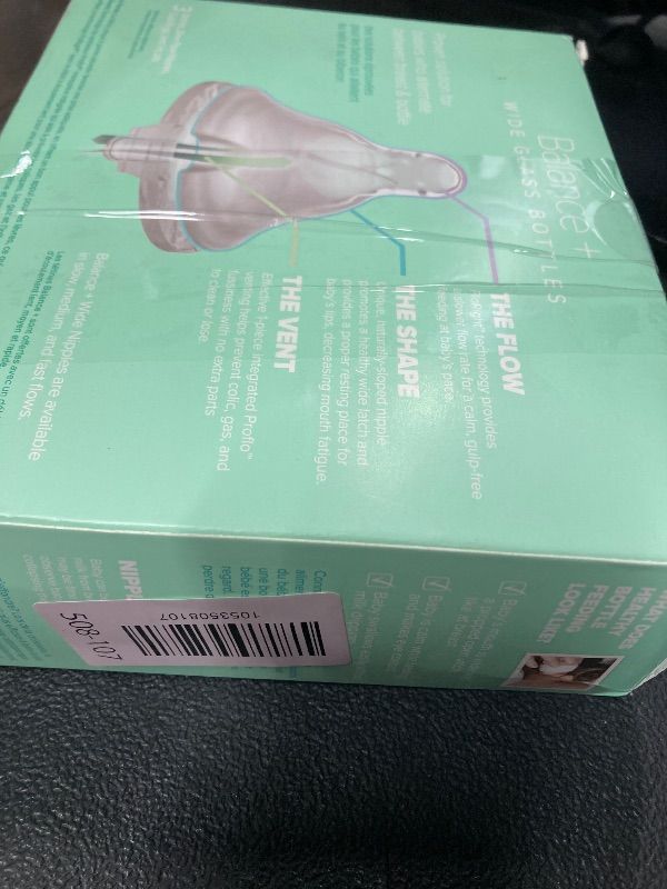 Photo 1 of ***Factory seal***
Evenflo Feeding Balance + Wide Neck Glass Bottles - 6oz 3 Pack