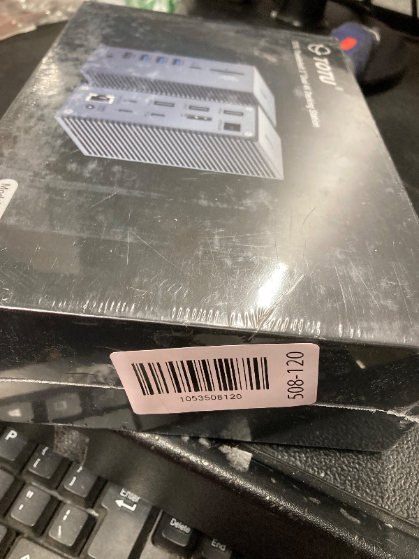 Photo 1 of ***Factory seal***
TOTU 18-in-1 Thunderbolt 3 USB-C Docking Station with 8K DisplayPort, 1Gbps Ethernet, 10Gbps USB-A, USB-C 3.2, SD/TF Card Reader, Audio, Optical Out, Thunderbolt 3 Dock for USB C Laptop, DC13