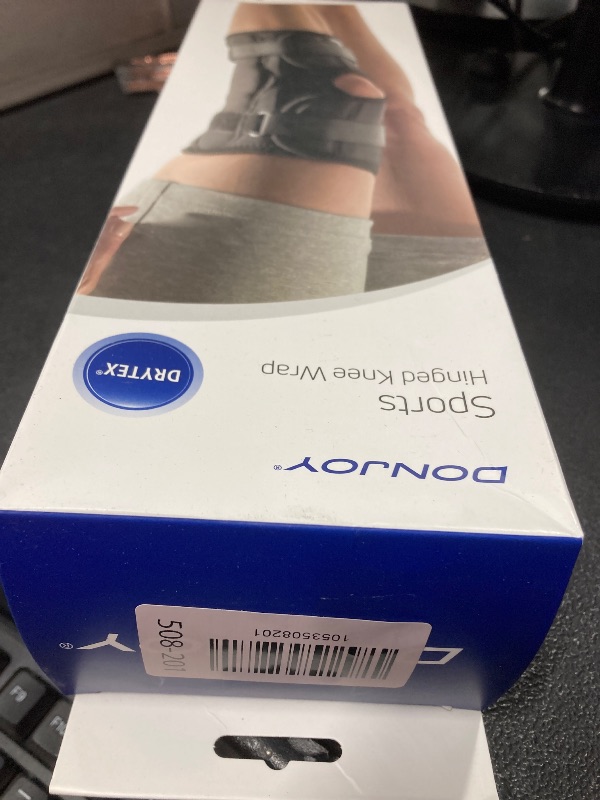 Photo 1 of ***Factory seal***
DonJoy Drytex Sport Hinged Knee Wraparound - Small