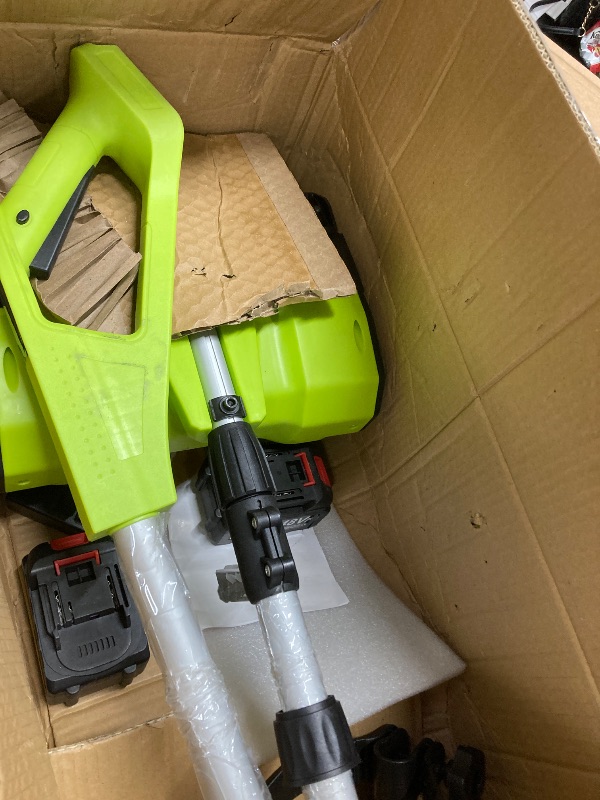 Photo 1 of **Parts only***

KingFurt Electric Snow Thrower, 21V 12 Inch Cordless Snow Shovel with 3000mAh Battery & Fast Charger, 21V 12 Inch Electric Snow Shovel with 3000mAh Battery & Fast Charger
