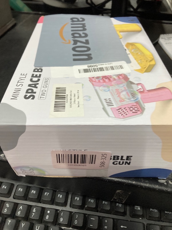 Photo 1 of ***Factory seal***
LUSJNGE 2 Bubble Gun with 2 Bottles Refill Solution for Kids, 40-Hole Light Up Bubble Machine for Toddlers 1-3, Bubble Blaster Maker, Party Favors Toys for Boys Girls 4-8 Birthday Gifts