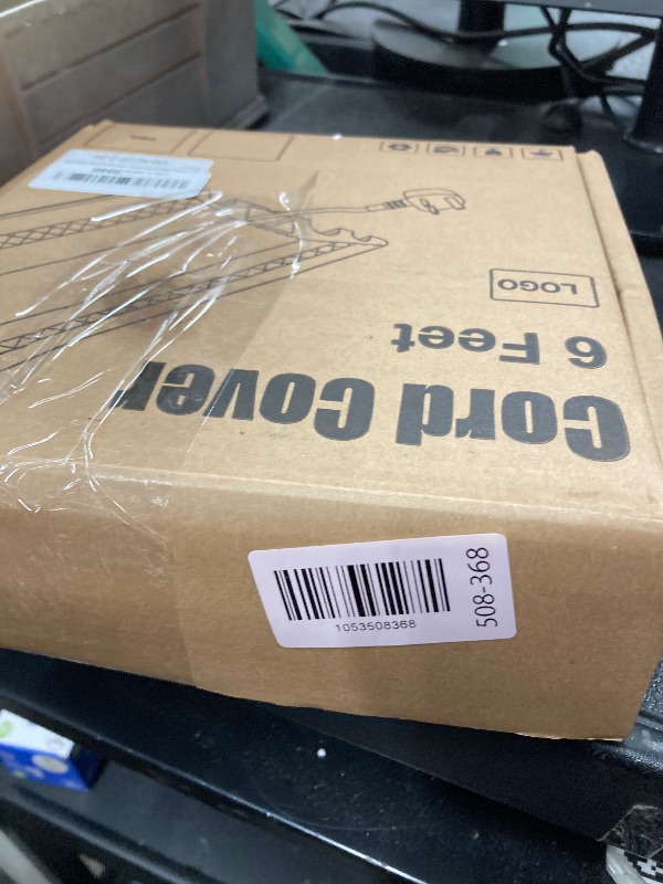 Photo 1 of Floor Cord Cover-Cord Cover Floor,Power Cable Protector Soft Extension Floor Cable Cover to Organize and Protect Wire on Floor, Electrical Cord Covers for Floor (6ft)