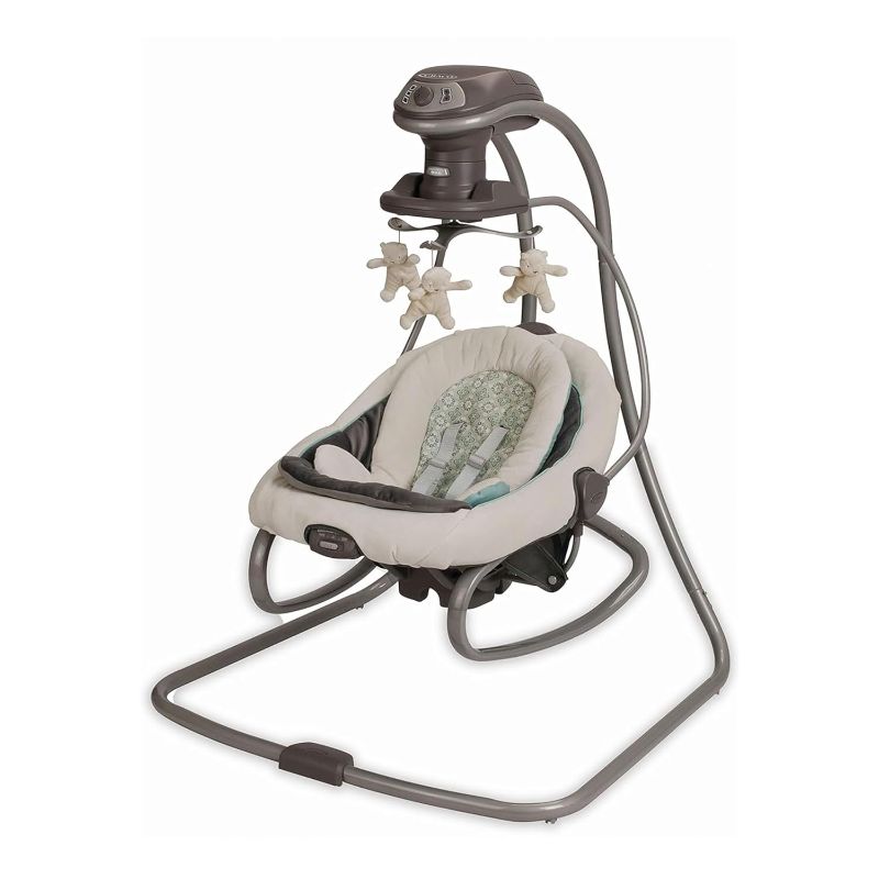 Photo 1 of Graco DuetSoothe 2 in 1 Portable Baby Swing & Baby Rocker, Multi Direction, Vibration, Winslet
Color:Winselt