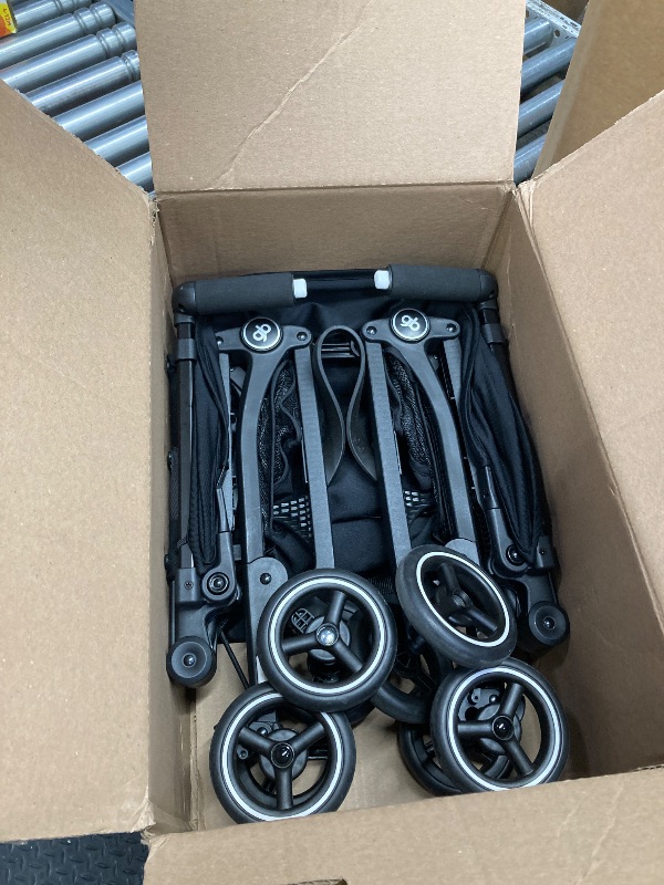 Photo 1 of 
gb Pockit Air All Terrain Ultra Compact Lightweight Travel Stroller with Breathable Fabric in Velvet Black