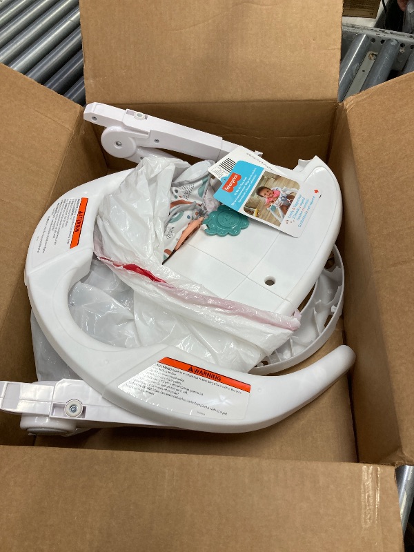 Photo 1 of 
Fisher-Price Portable Baby Chair Sit-Me-Up Floor Seat with Developmental Toys & Machine Washable Seat Pad, Rainbow Showers