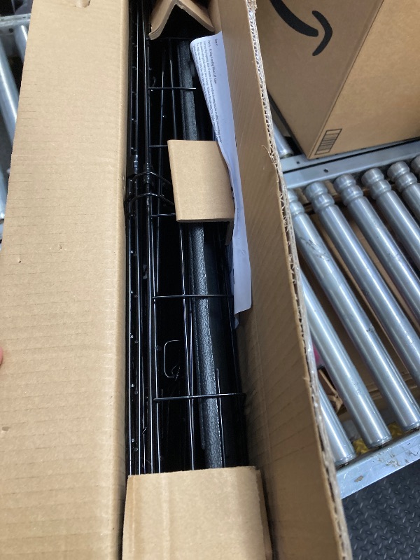 Photo 1 of
BestPet | Dog Crate | 24" | Black | Foldable Metal Kennel with Double Doors, Secure Slide-Bolt Latches, Leakproof Tray | Portable Dog Cage for Small...