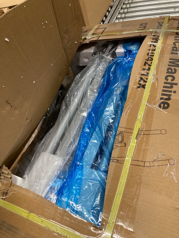 Photo 1 of ***(MISSING PARTS -SELLING AS PARTS ONLY*** Elliptical Exercise Machine, Quiet Home Cardio Fitness Equipment with 16.5" Stride 
 ***(SOME SCUFF/SCRATCHES, BOX RIPPED/TORN)***ORIGINAL STOCK PHOTO NOT AVAILABLE***