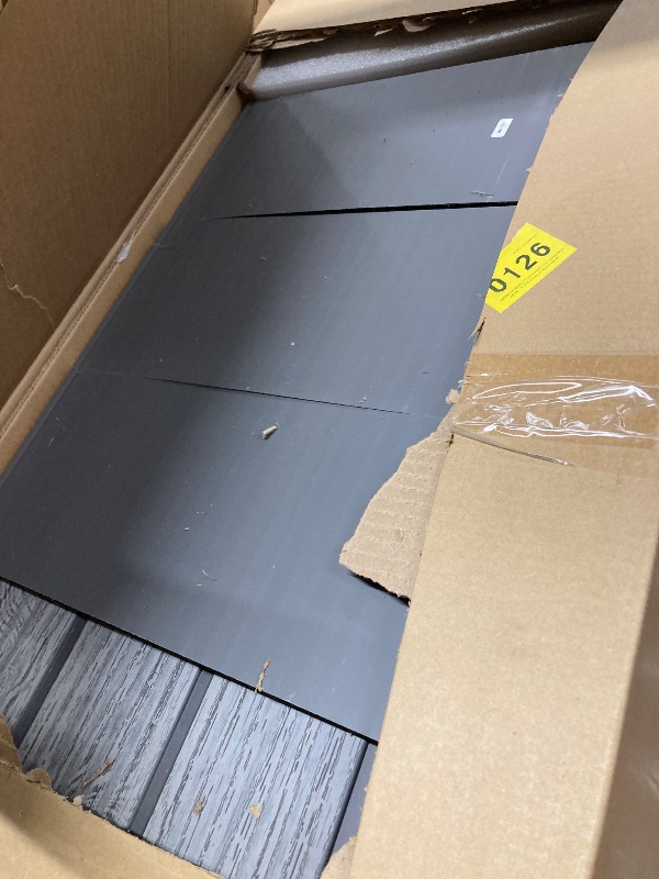 View 2 of ***BOX 1 OF 2****
GVDV Garden Shed, 6'x4' Resin Storage Shed with Floor for Lawnmowers/Bicycles/Pool Supplies, Gray
