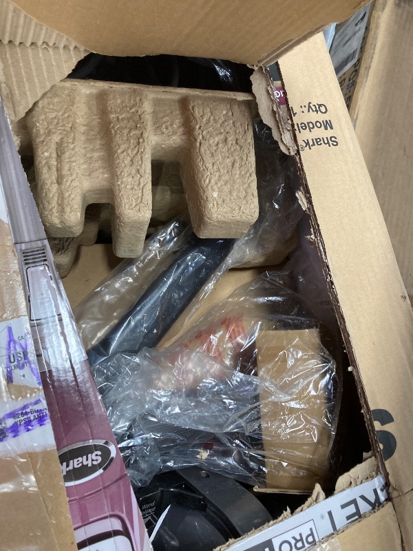 Photo 1 of ***Parts only***
Shark HV322 Rocket Pet Plus Corded Stick Vacuum with LED Headlights, XL Dust Cup, Lightweight, Perfect for Pet Hair Pickup, Converts to a Hand Vacuum, with (2) Pet Attachments, Bordeaux/Silver