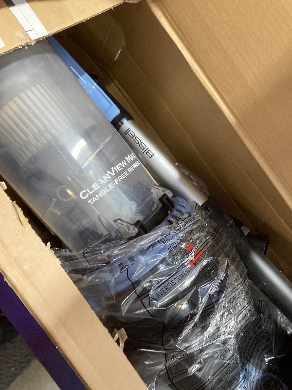 Photo 1 of ***Parts only***
BISSELL CleanView Max Tangle-Free Rewind with LED Headlights, Tangle-Free Brush Roll, Automatic Cord Rewind, Included pet Tools, 4073L