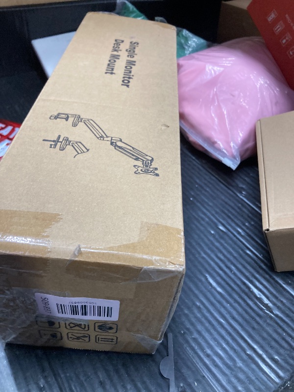 Photo 1 of ***Factory seal***
MOUNTUP Single Monitor Desk Mount Holds Screen up to 32 inch, Adjustable Gas Spring Monitor Arm, Computer Monitors Stand with Clamp/Grommet Mounting Base, VESA Mounts Fit 4.4-17.6lbs Computer, Black