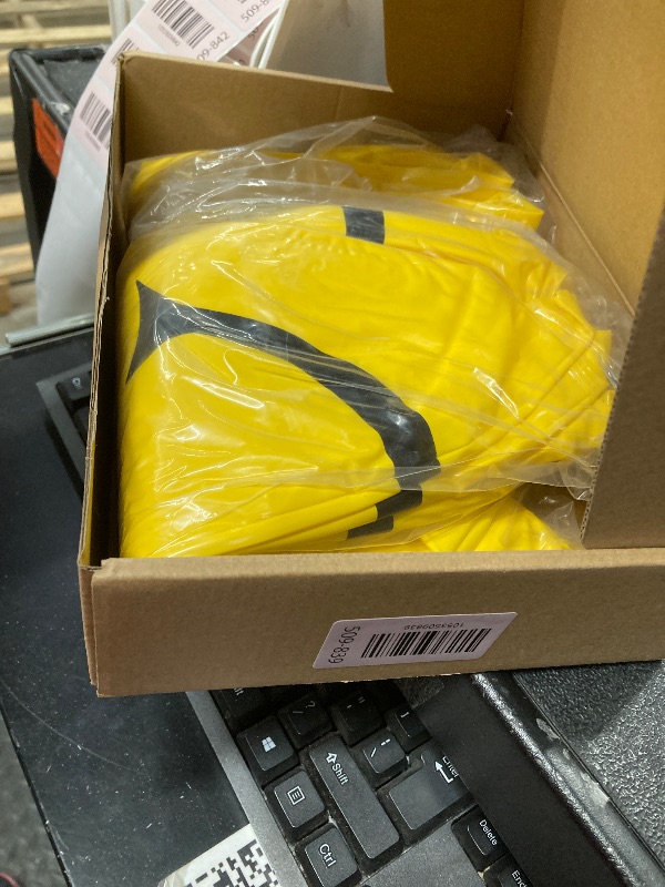 Photo 1 of  Pieces Smile Face Inflatable Beach Balls Party Pack Inflatable Beach Balls Bulk Yellow Colored Water Balls Classic Blow up Beach Pool Toys for Summer Vacation Hawaiian Party Favors (16 Inch)