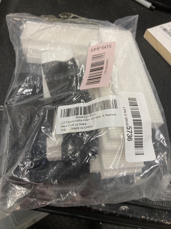 Photo 1 of (12 Pieces) HEPA Filters Compatible With Tikom G8000/ G8000 Pro, Wet Dry Vacuum Cleaner Filter Kit, Replacement Parts 12 Filters