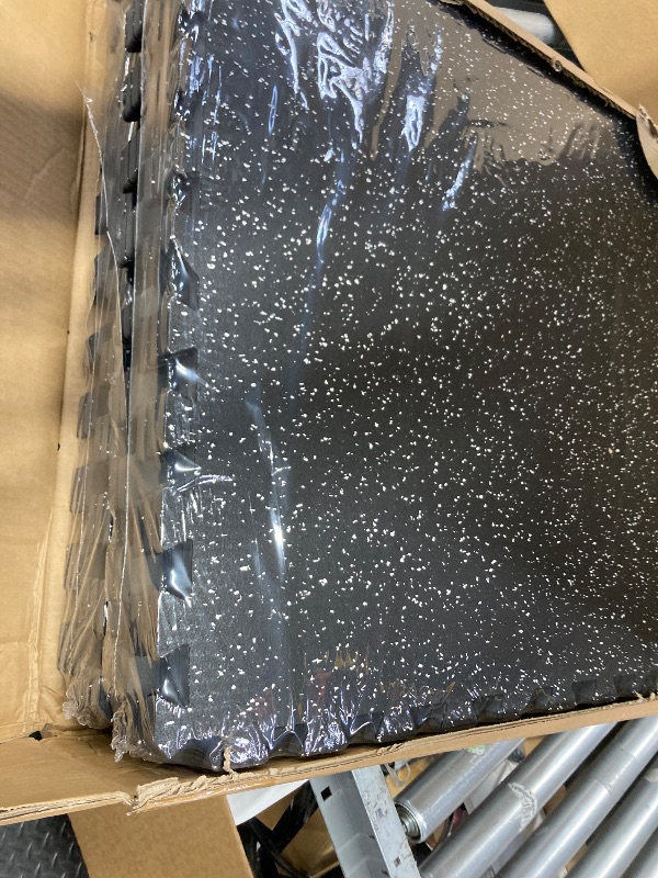 Photo 1 of (2 pack) CAP 22.3" x 22.3" Gray Foam Interlocking Floor Mats, 12piece