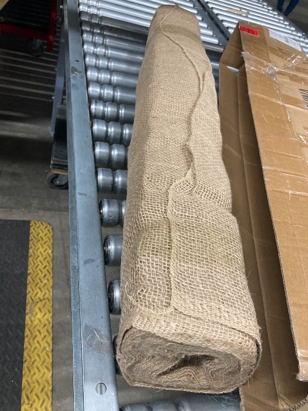 Photo 1 of  Burlap Roll Multipurpose Burlap Tree Wrap High Density Jute Fiber, Burlap Fabric for Gardening, Weed Barrier, Craft Projects and Party Decor 