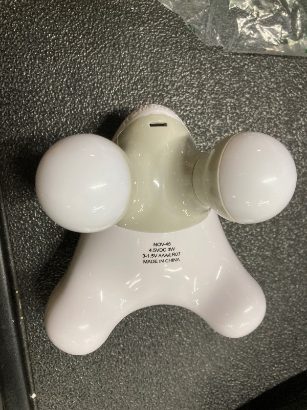 Photo 1 of ***CHARGER MISSING***HoMedics Ribbit Mini Handheld Massager, Vibrating Electric Massager with Comfort Grip and LED Light, Batteries Included, Comes in variable colors, Green***CHARGER MISSING***