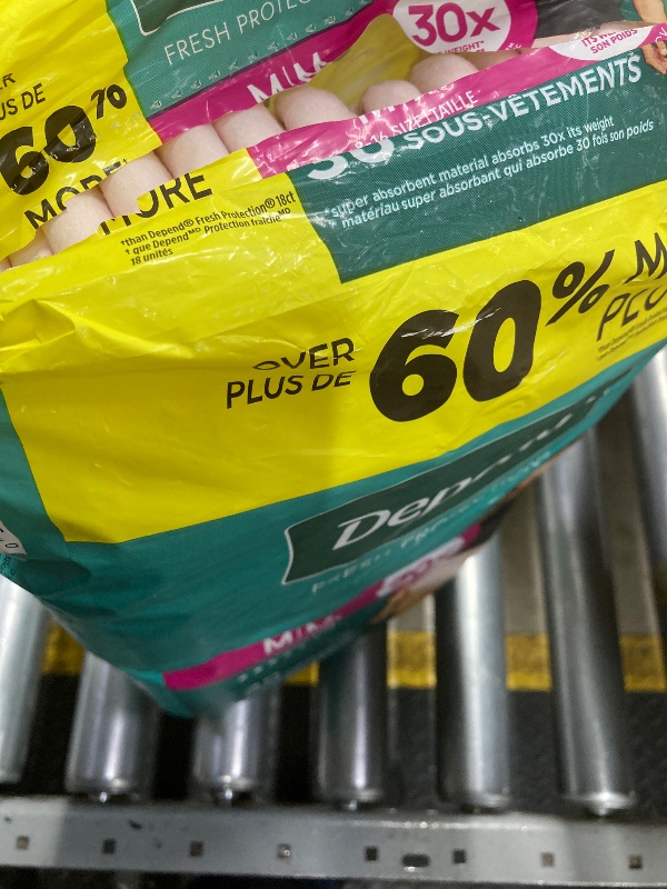 Photo 1 of +++OPEN BAG++++Depend Fresh Protection Adult Diapers, Incontinence & Postpartum Bladder Leak Underwear for Women, Disposable, Maximum, Medium, Blush, 30 Count, Packaging May Vary