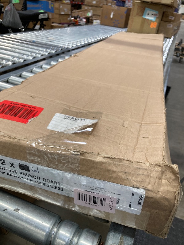 Photo 1 of 12"W x 61"H Lifetime Vinyl, TailorMade Three Board Spaced (3 Batten), Board-n-Batten Shutters, w/Shutter-Loks (Per Pair), French Roast    ********fabric seal **********