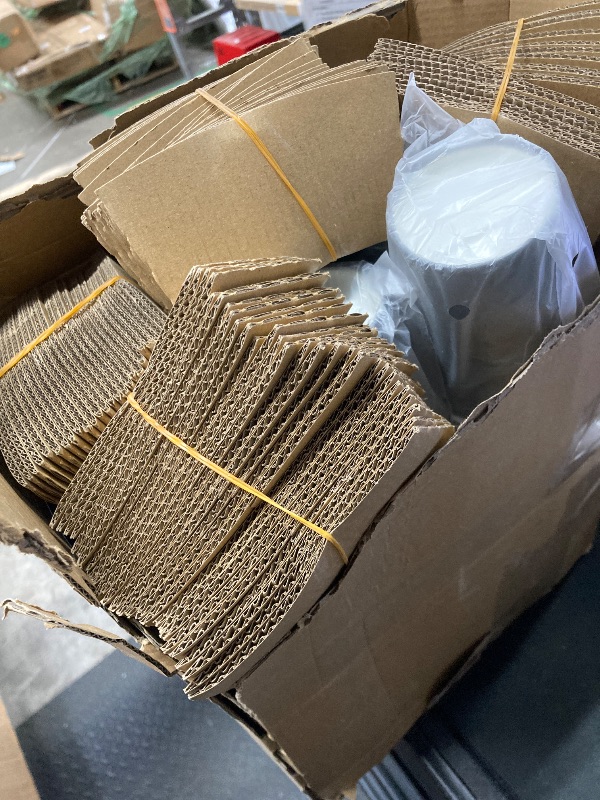 Photo 1 of 100 Pack - 12 oz Disposable Coffee Cups To Go with Lids Sleeves and Straws 100% Biodegradable & Compostable Pla Eco Friendly Paper Coffee Cups for Tea Coffee Hot Chocolate