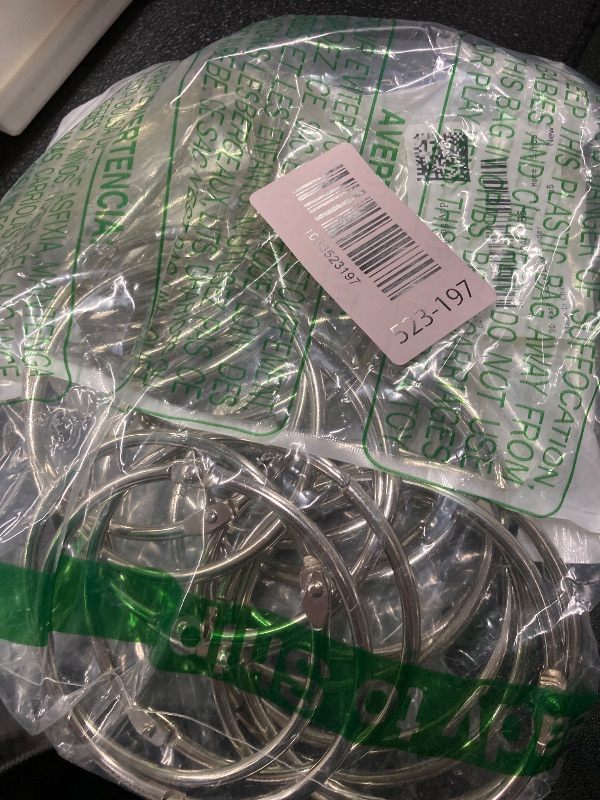 Photo 1 of Loose Leaf Binder Rings 3 Inch Binder Rings Metal Book Rings Heavy Duty Steel Office Book Rings for Paper Rings, Keychain Key Rings, Metal Rings for Index Cards for Home, School, and Office