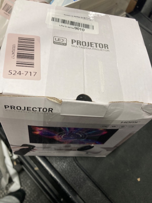 Photo 1 of [Electric Focus]Mini Portable Projector with 4K Support, Bluetooth 5.4 WIFI6, 5watt Sound Base Speaker, 260 ANSI, Android 11, 210° Rotation , Auto Keystone Correction Video Projector HY300 PLUS