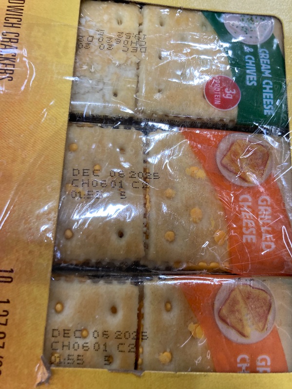 Photo 1 of 4 Lance Sandwich Crackers, Captain's Wafers, Variety Pack, 10 Individual Packs, 6 Sandwiches Each