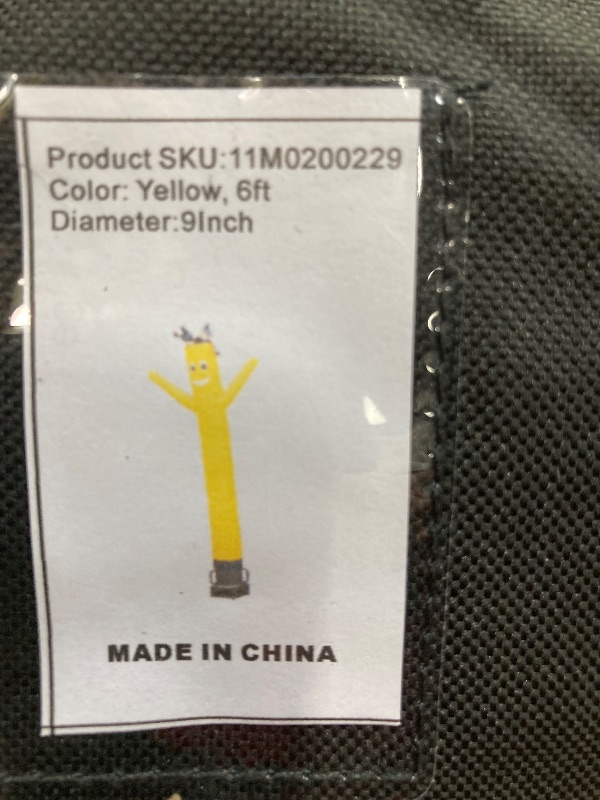 Photo 1 of 1/4 HP Wacky Waving Inflatable Tube Guy Air Blower, 200W Inflatable Tube Man Blower Fan, Fits 9" Diameter Inflatable Dancer