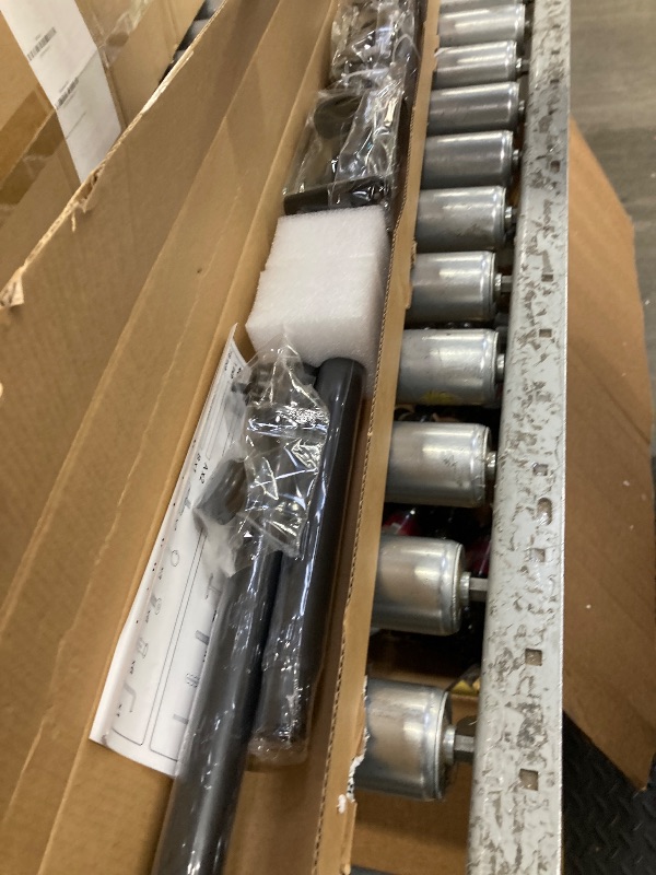 Photo 1 of 1 Inch Blackout Curtain Rods for Windows Patio, Adjustable Room Divider Curtain Rod Wall Mount & Ceiling Mount for Indoor & Outdoor, Black, 48" to 86"