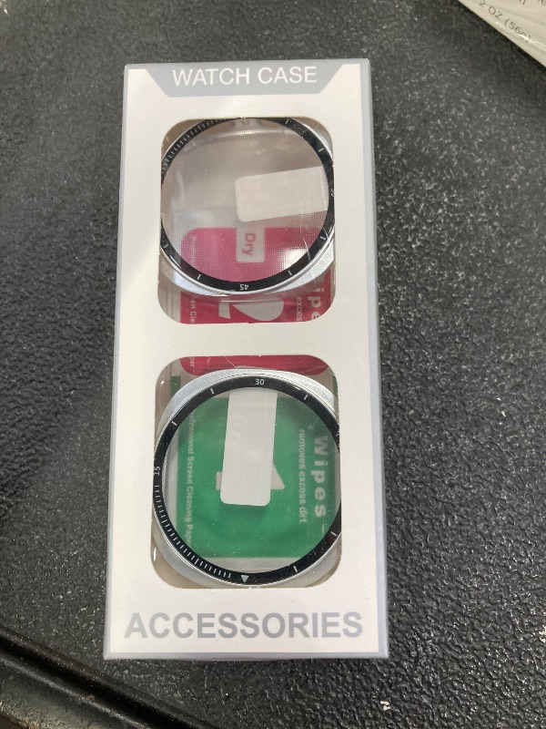 Photo 1 of [2 Pack] for Samsung Watch 8 Case with Screen Protector,Overall Protective Hard PC Cover Built-in Scratch Resistant Tempered Glass Screen Protector for Samsung Galaxy Watch 8 (Silver, Watch 8/40mm)