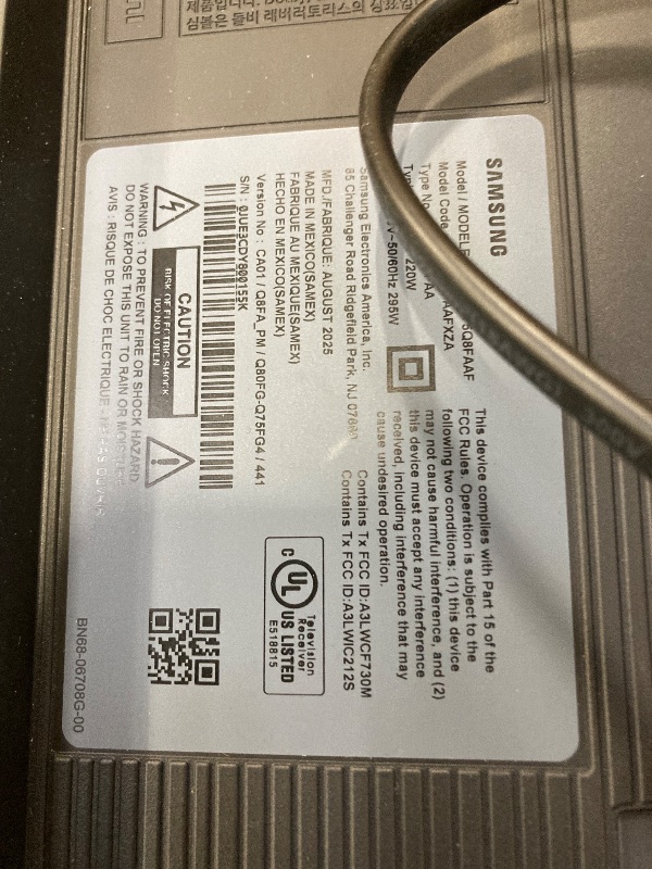 Photo 1 of Samsung 75-Inch Class QLED Q8F 4K UHD Smart TV (2025 Model) Q4 AI Processor, 100% Color Volume with Quantum Dot, AirSlim Design, Endless Free Content, Samsung Vision AI, Alexa Built-in