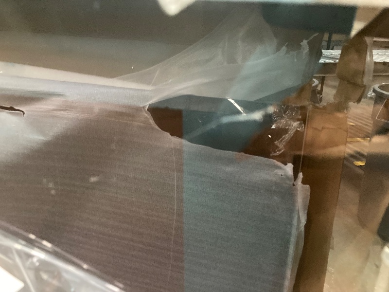 Photo 1 of ***NO INSTRUCTION MANUAL**GLASS HAS SOME CHIPS AND SCRATCHES THAT ARE HARD TO SEE IN PICS***DELAVIN 60" W x 72" H Semi-Frameless Sliding Shower Door with Magnetic Seal Strip, Glass Shower Door with Gray SGCC Tempered Glass, Black Shower Doors with Water S