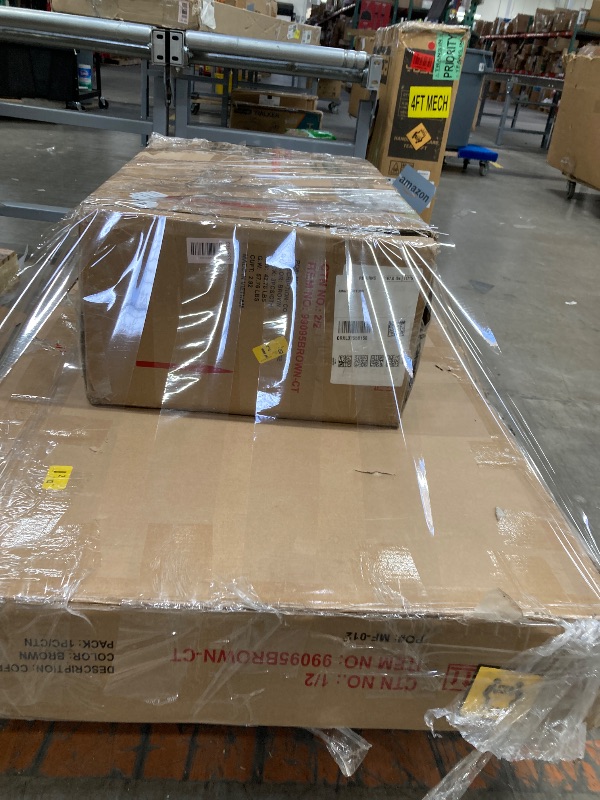 Photo 1 of ***COMES IN 2 BOXES***Meridian Furniture - Sassari Marble Finish Concrete Coffee Table - Brown
Model: 99095Brown-CT