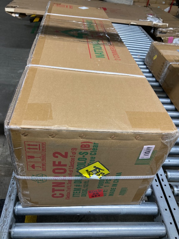 Photo 1 of ***BOX 2 OF 2 ONLY/INCOMPLETE SET*****National Tree Company 12 ft Pre-Lit Dunhill Fir Artificial Christmas Tree, 1,500 Clear Lights, 7,794 Tips, Includes Stand, Green