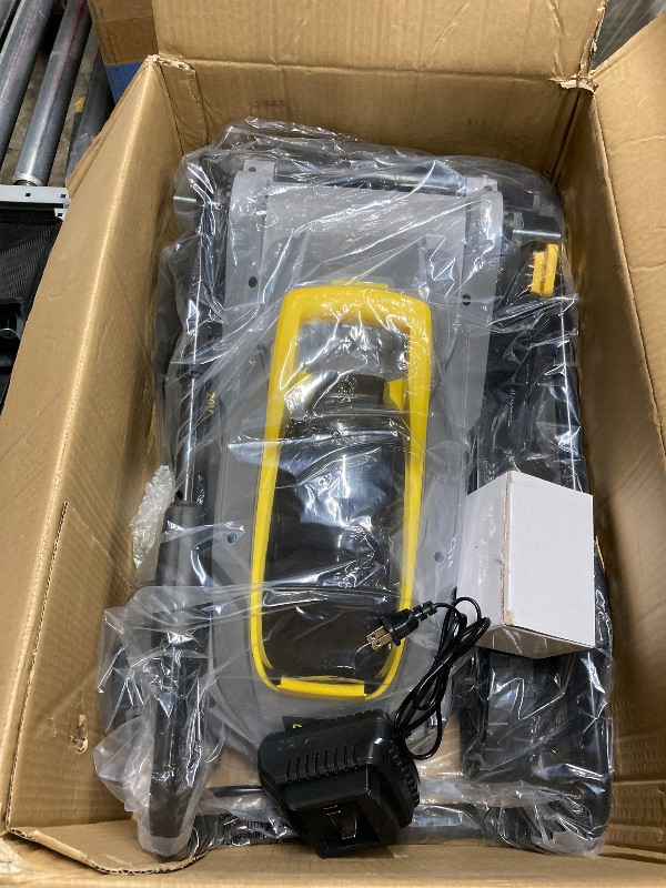 Photo 1 of 20V 13'' Cordless Lawn Mower, Multi-Functional Grass Cutter with 4.0Ah Battery, 5 Adjustable Height Settings, Durable Manganese Steel Blades, Easy to Use for Small Lawn