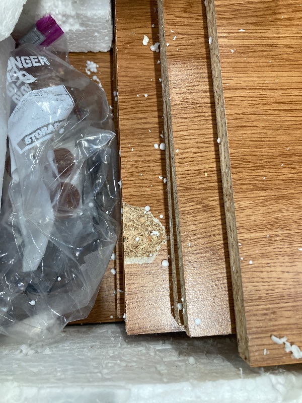 Photo 1 of **CHIP ON WOOD-SEE PICS***Sauder Beginnings 71 3/16"H 5-Shelf Transitional Bookcase, Oak/Light Finish,