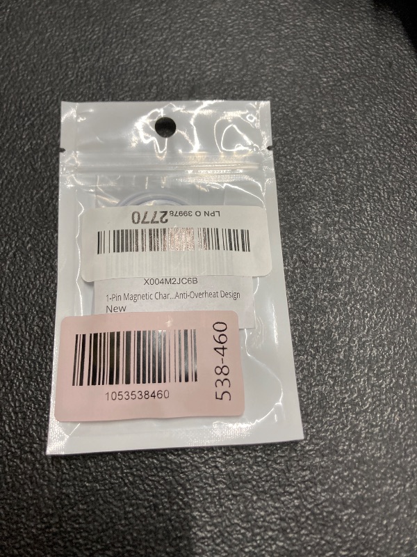 Photo 1 of 1-Pin Magnetic Charging Cable 2.7Ft - Universal OEM Replacement USB Charger Cord for Rechargeable Toys, Massagers, Facial Cleansers & Beauty Devices | Secure Fast Charging, Anti-Overheat Design