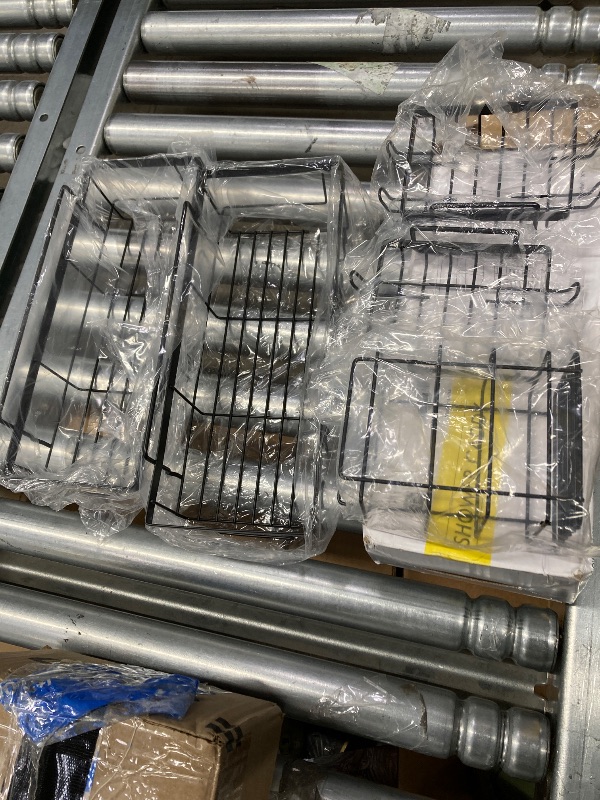 View 2 of ***NO ADHESIVES INCLUDED**THEY ARE MISSING***EUDELE Adhesive Shower Caddy, 5 Pack Rustproof Stainless Steel Bath Organizers With Large Capacity, No Drilling Shelves for Bathroom Storage & Home  Decor ***NO ADHESIVES INCLUDED**THEY ARE MISSING***