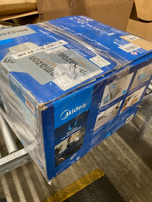 Photo 1 of Midea 12,000 BTU U Shaped Smart Inverter Window Air Conditioner - Cools 550 Sq Ft, Ultra Quiet with Open Window Flexibility - Alexa/Google Assistant Compatible - 35% Energy Savings, Remote (Updated)