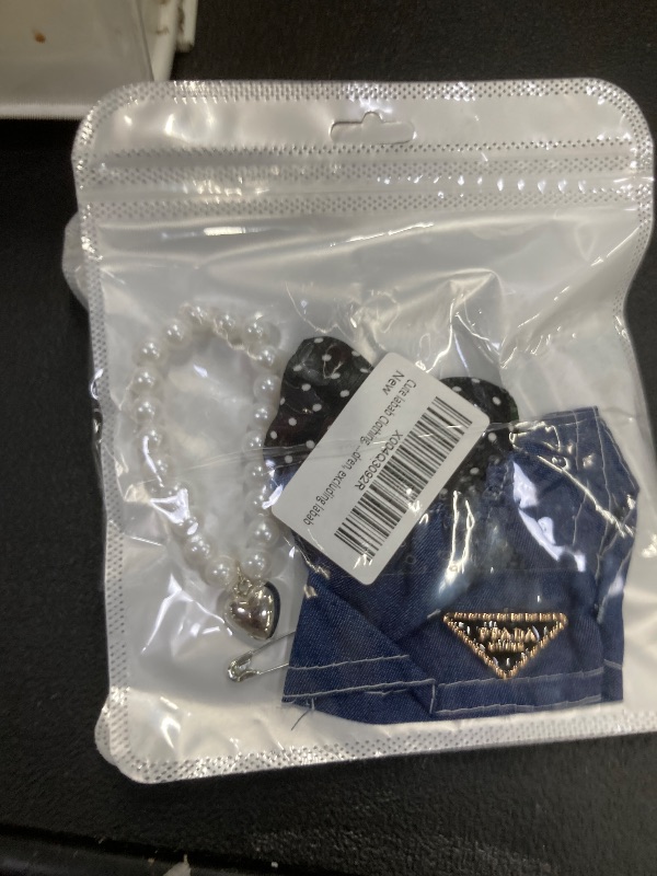 Photo 1 of  2 3- Piece Handcrafted Crochet Doll Clothes - Compatible with 5.91-6.7inch (15-17cm) Dolls as Accessories Only, Dolls Outfit Accessories, Hand Crocheted Hat, Sweaters, Bag