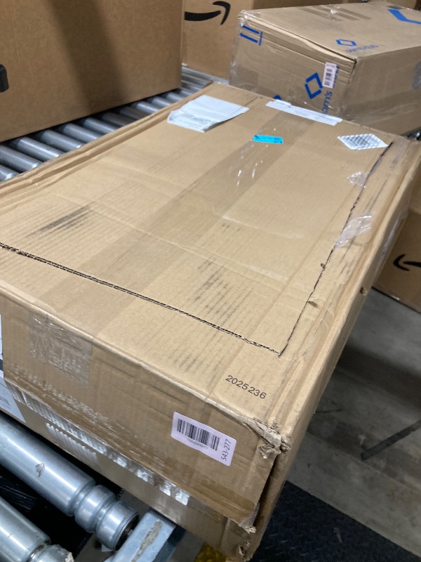 Photo 4 of Amazon Basics Portable Oil Radiator Heater for Indoor Use, 3 Heat Settings, Over-Heat Protection, ETL-certified Safety, 7 Oil-Filled Steel Fins, 1500W, 11"D x 14.8"W x 25.2"H, Black