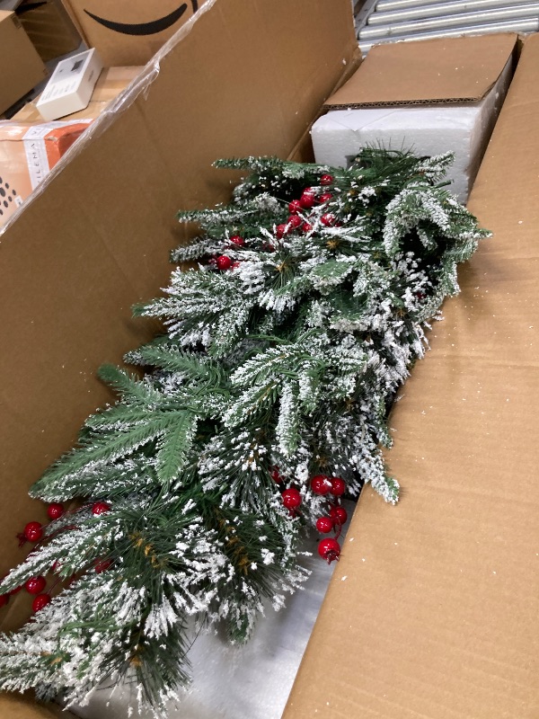 Photo 1 of **PHOTO REFERENCE*** Green Artificial Christmas Tree Artificial Xmas Tree with 70 LED Lights