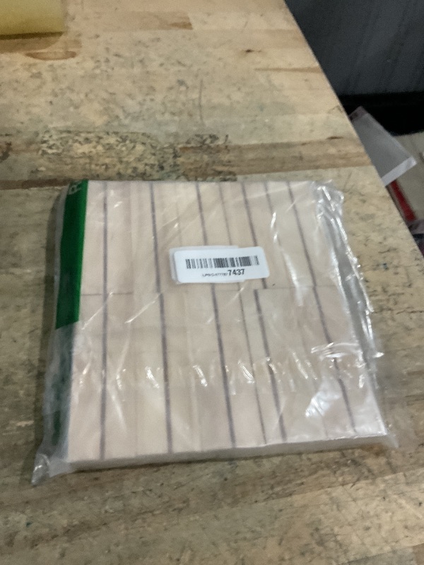 Photo 1 of 10 PCS Wood Place Card Holders, L/T Shape Wood Acrylic Sign Holder, Suitable for Vertical or Slant Back Display in Weddings, Restaurants, Offices