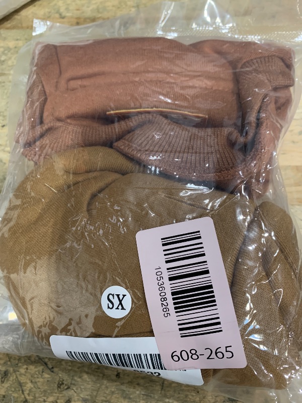 Photo 1 of 2 Pack Dog Hoodie Warm Hood Dog Sweater Cold Weather Small Dogs Sweatshirt Comfort Pet Clothes for Small Medium Dogs with Pockets Cats Chihuahua Clothes for Male Female Girl Boy Sporty Daily Wear