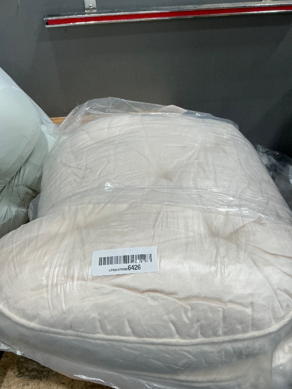 Photo 1 of 1 MIDDLE ONE Floor Pillow Set of 2, Memory Foam Meditation Cushion, Floor Cushions for Adults Sitting, Large Round Seat Cushions for Yoga, Living Room, 20x20 Inch (Round | Off-White)
