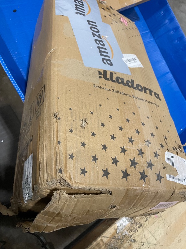 Photo 1 of **ITEM FACTORY SEALED** Zelladorra Japanese Floor Mattress, Futon Mattress with Portable Storage Bag and Washable Cover, Roll Up Thick Tatami Mat Suitable for Camping, Guest Room, Black, Full