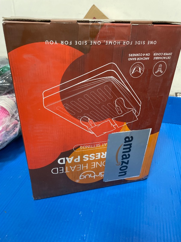 Photo 1 of **FACTORY SEALED** Bearhug Multi-Zone Electric Heated Mattress Pad Queen Size, Dual Control Bed Warmer with Memory & 11 Heat Level, 1-9H Auto Off, Individual Body &Feet Settings, Deep Pocket ETL Certified, Machine Wash