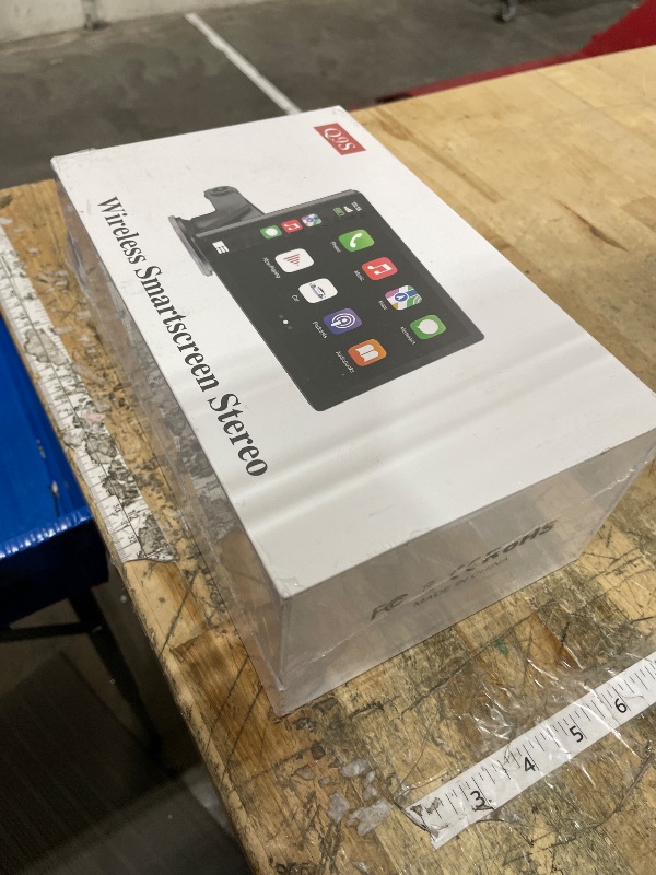 Photo 1 of **FACTORY SEALED** HAUXIY Wireless Apple Carplay Screen for Car 4K Dash Cam, 9" Portable Apple Carplay & Android Auto Car Stereo, with 1080p Backup Camera, GPS Navigation/Mirror Link/Voice Control/Bluetooth