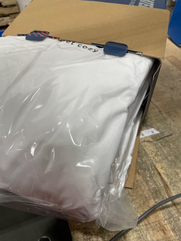 View 3 of **ITEM FACTORY SEALED** Bedsure Heated Mattress Pad King - Bed Warmer with Memory & Preheat Functions, 12-Hour Auto Off & 10 Heat Settings, Dual Controllers, Fast Heating, Brushed Electric Mattress Pad King, 78"x80"