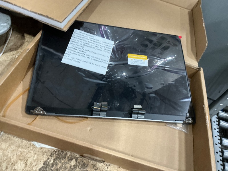 Photo 1 of 16" Screen Replacement for MacBook Pro M1 M2 M3 A2485 EMC 3651 A2780 EMC 8103 A2991 EMC 8408 MK1E3LL/A MK1H3LL/A 2021 2023 LCD Display Assembly 661-21969 (Silver)